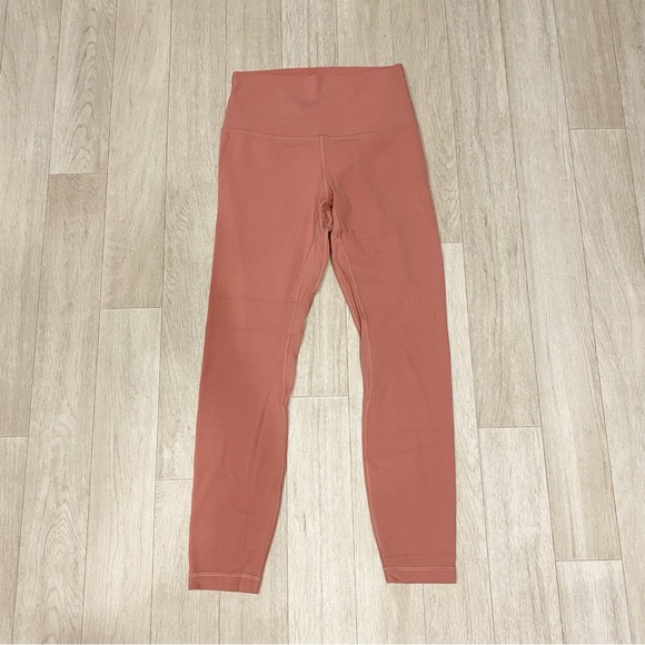 Lululemon Brier Rose Align Leggings 25” Size 6 - Picture 1 of 4